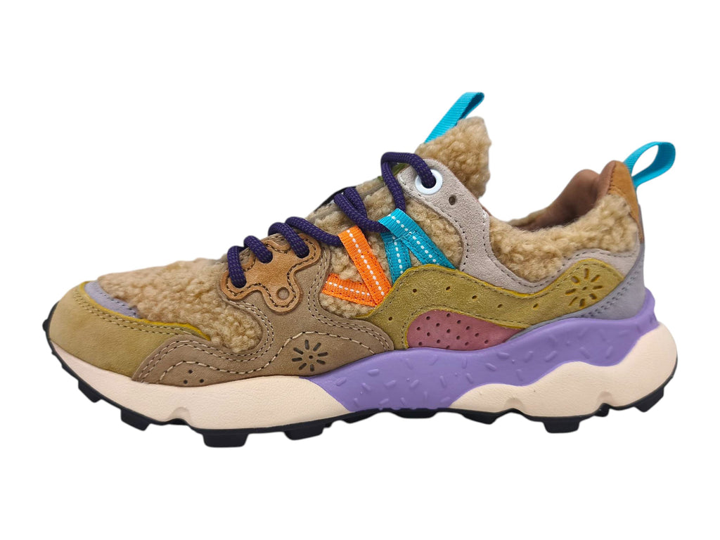 Scarpe Yamano 3 Teddy Donna Beige/Multi