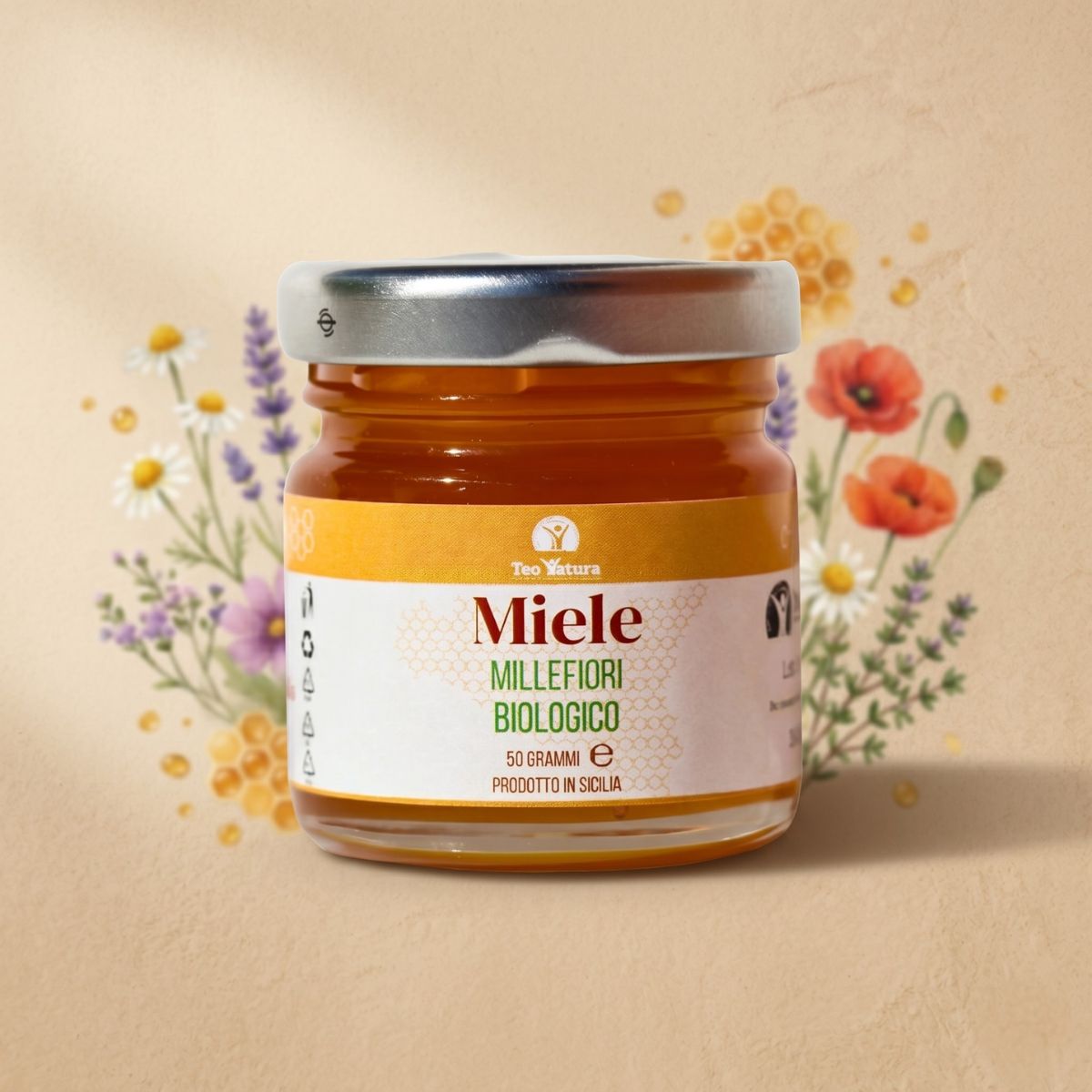 Miele Millefiori Biologico Siciliano
