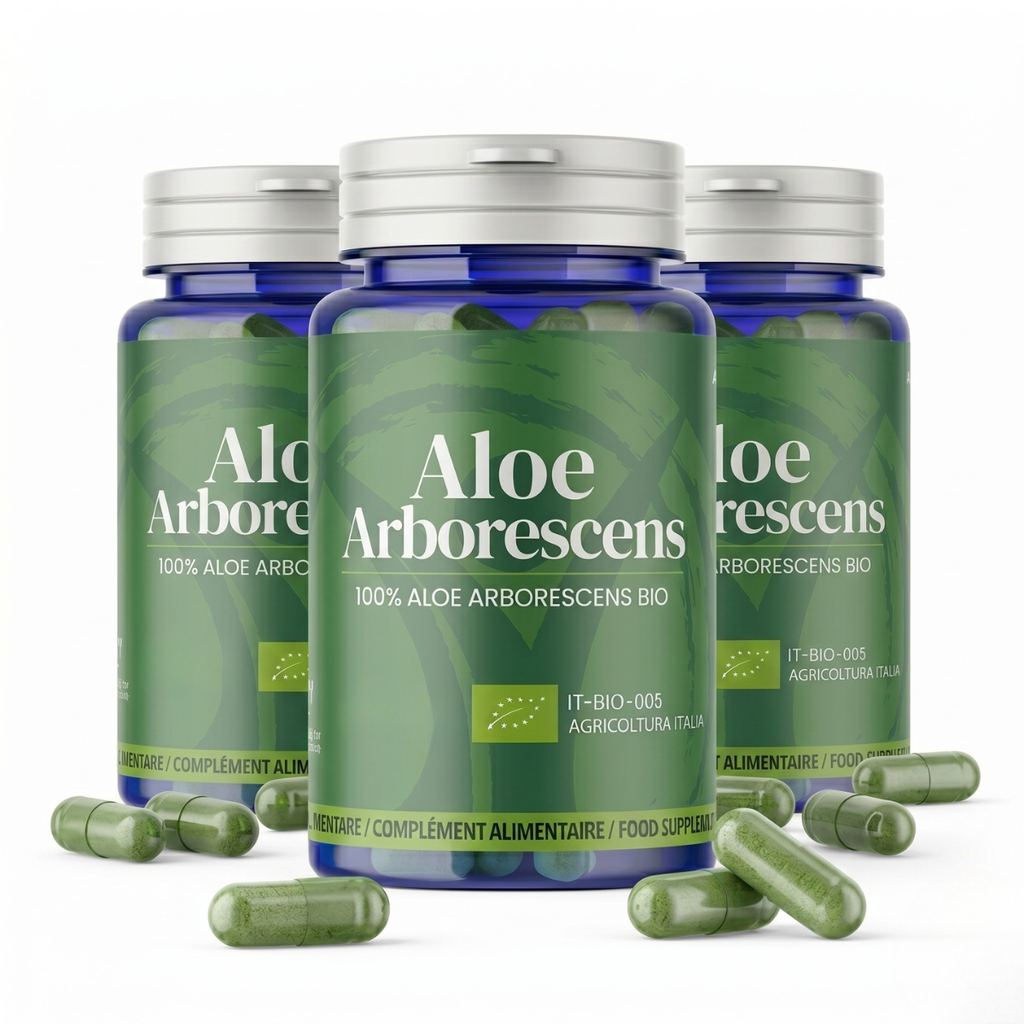 Aloe Arborescens Biologica in Capsule