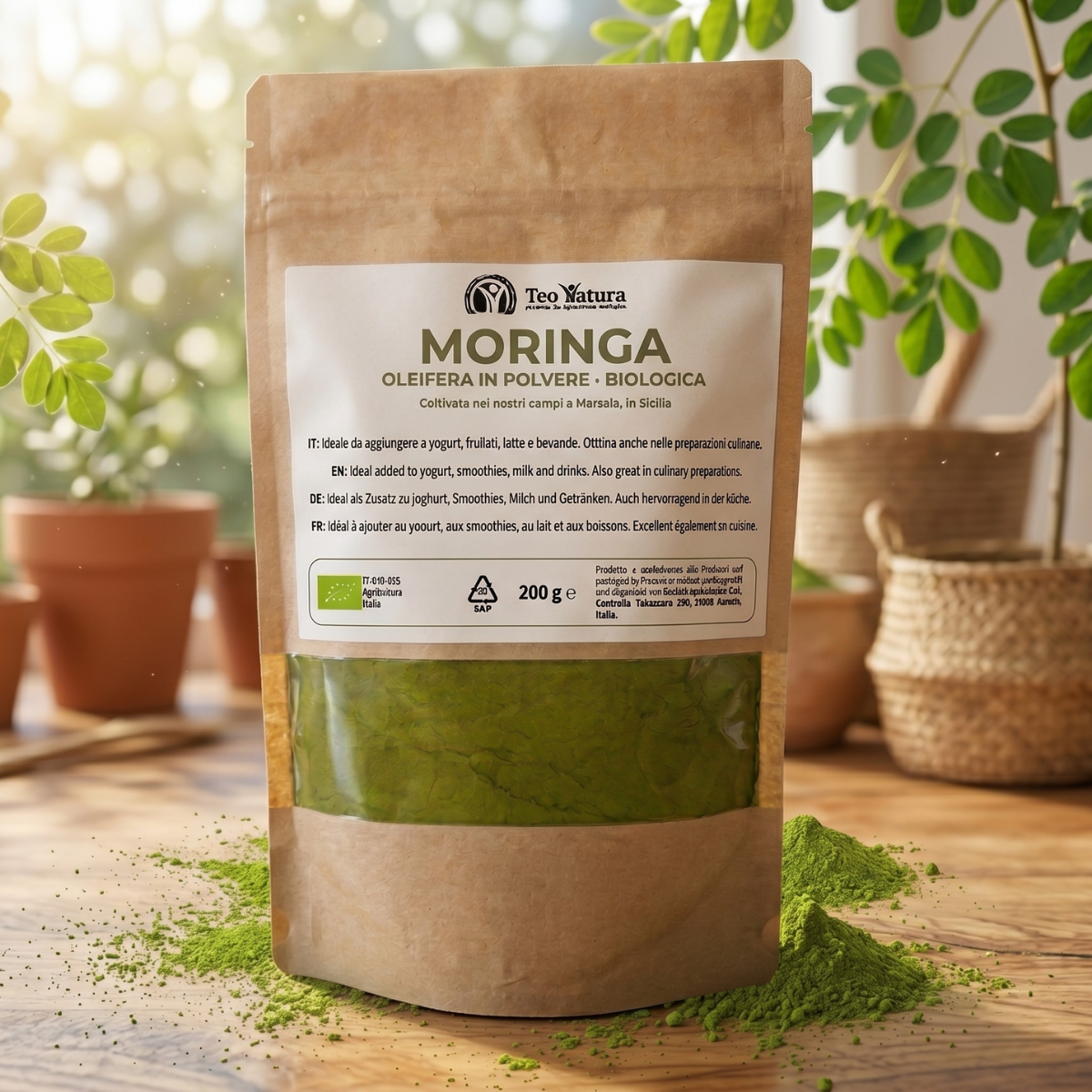 Moringa Oleifera Bio in Polvere | 200g