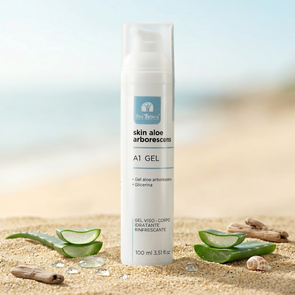 Gel Viso e Corpo Bio Aloe Arborescens 100ml | A1 Gel