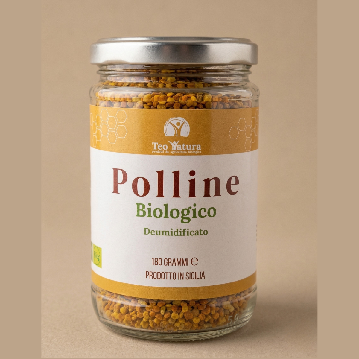 Polline Biologico Siciliano (180g): Superfood Puro