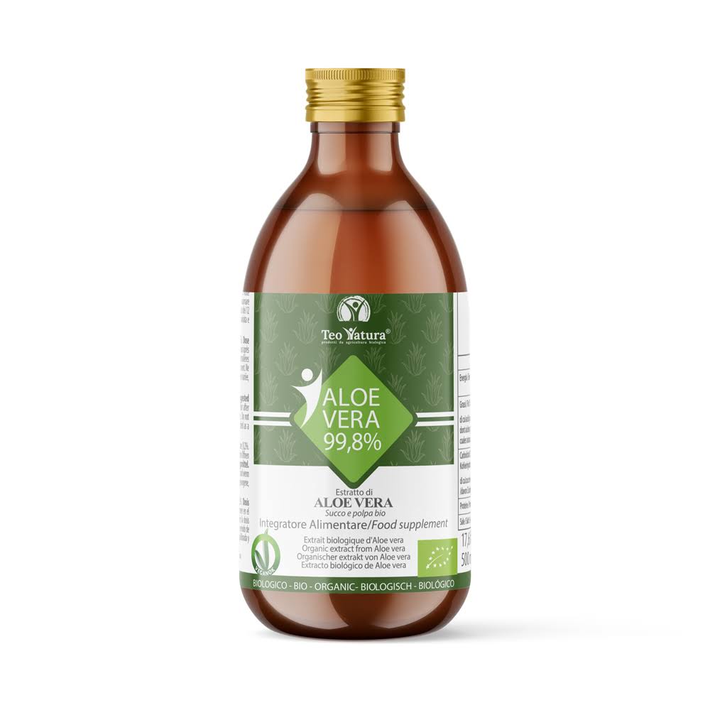 Succo e Polpa di Aloe Vera Biologica 99,8% | | 500 ml