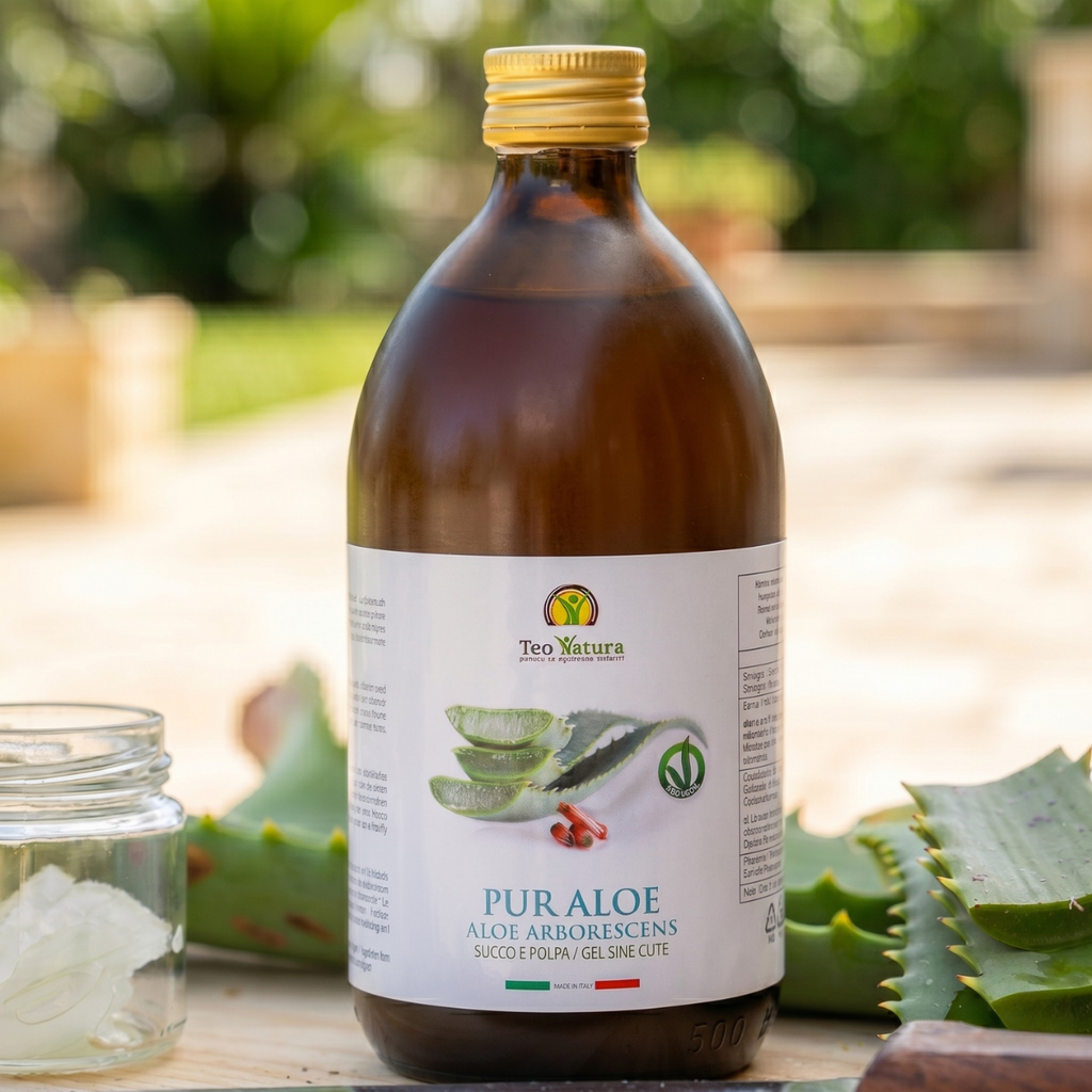 Succo Puro Aloe Arborescens Biologico | "PUR ALOE" | 500 ml