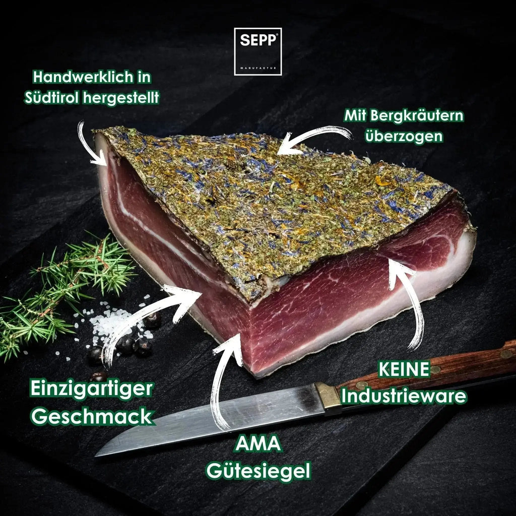 SEPP' Kräuterspeck - 'Das Viertel' - Premium