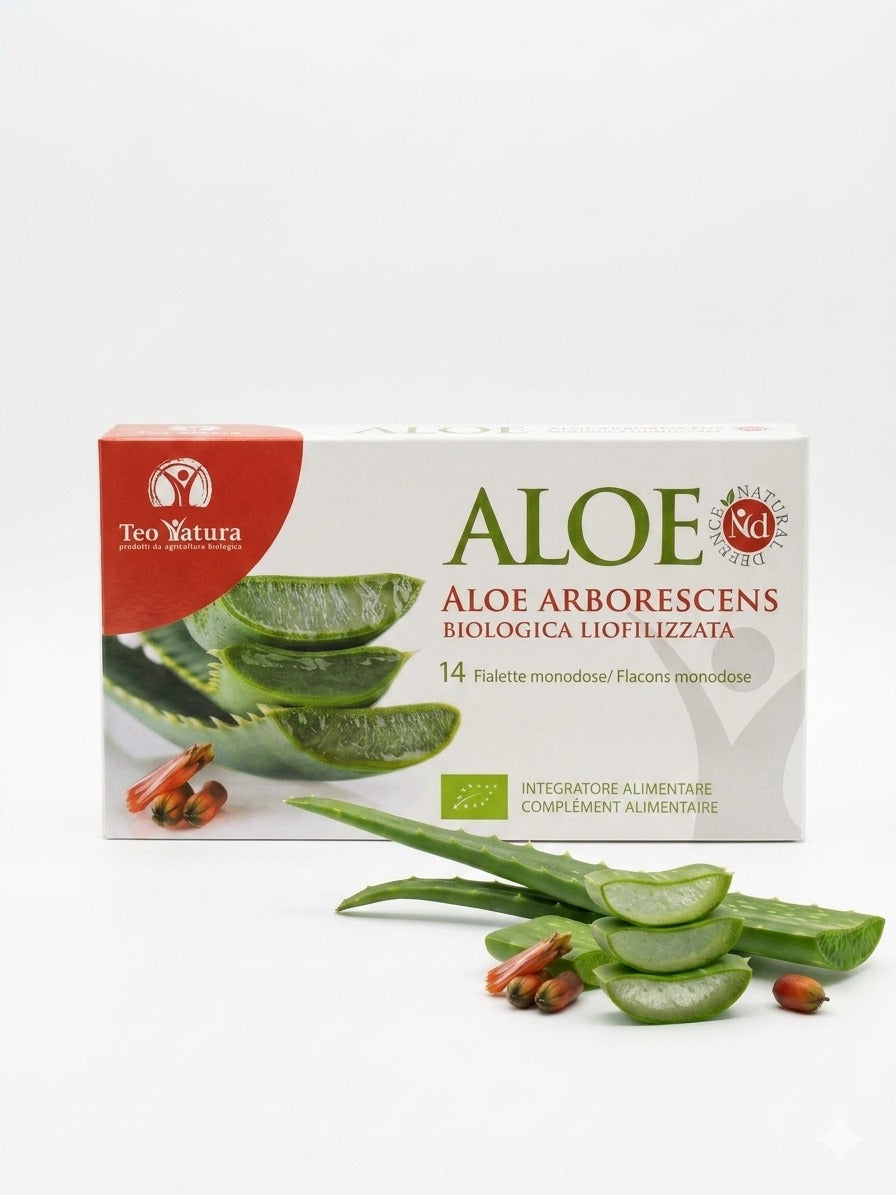Aloe Arborescens Liofilizzata Bio | ALOE ND | Integratore Concentrato - 14 Fialette