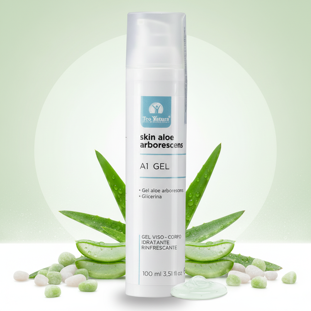 Gel Viso e Corpo Bio Aloe Arborescens 100ml | A1 Gel