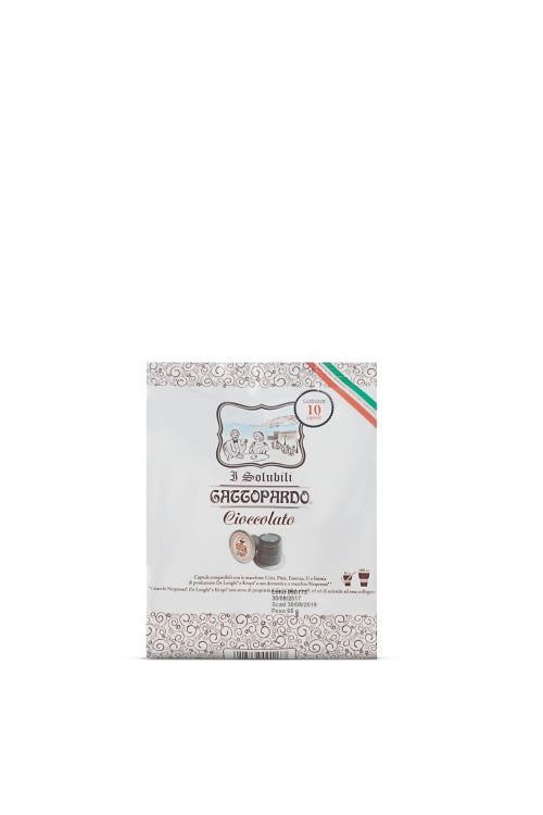 10 Capsule Compatibili Nespresso Cioccolata Toda Gattopardo