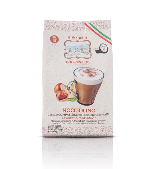 16 Capsule Compatibili Lavazza A Modo Mio Nocciolino Toda Gattopardo