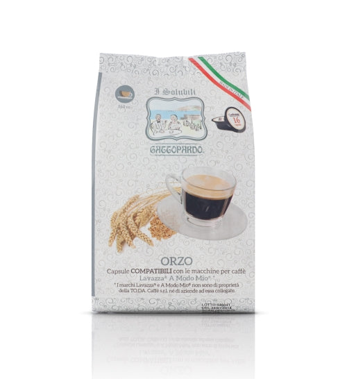 16 Capsule Compatibili Lavazza A Modo Mio Orzo Toda Gattopardo