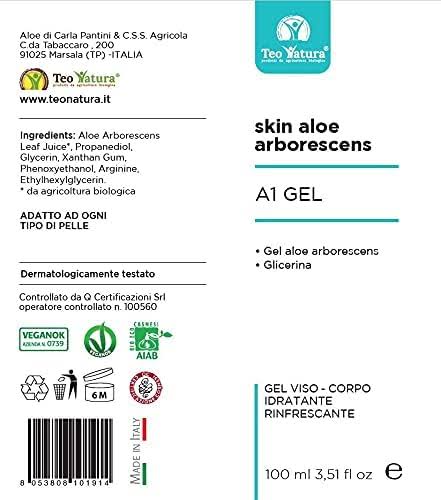 Gel Viso e Corpo Bio Aloe Arborescens 100ml | A1 Gel