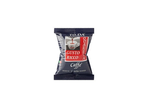100 Capsule Compatibili Espresso Point Toda Gattopardo Gusto Ricco
