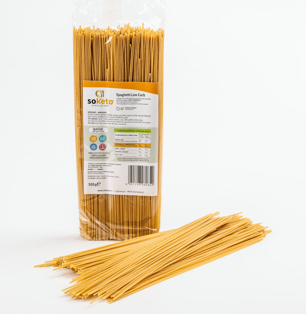 Spaghetti Low Carb Cheto solo 4gr di carboidrati